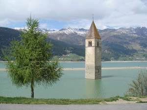 Turm im Reschensee | Foto: Stefan